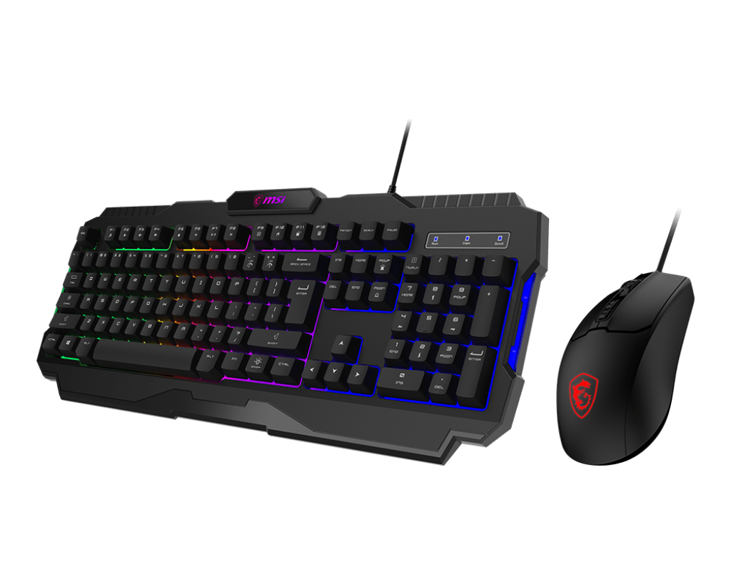 MSI FORGE GK100 GAMING KEYBOARD & MOUSE COMBO PACK