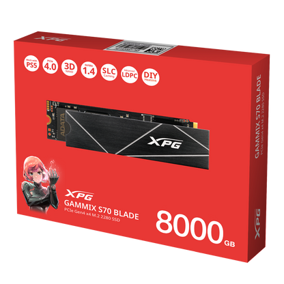 8TB ADATA GAMMIX S70 BLADE M.2 SSD