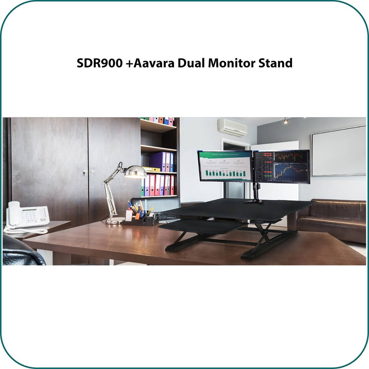 AAVARA SIT-STAND DESK RISER AV-SDR900.