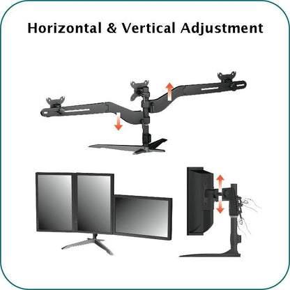 AAVARA DS600 FREESTANDING HEXA MONITOR STAND