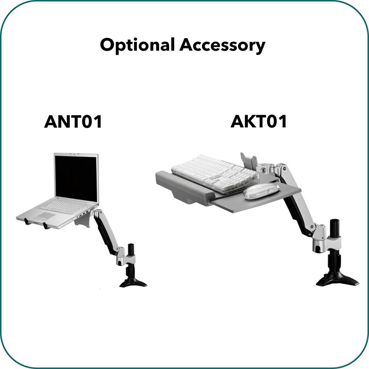 AAVARA AC742 CLAMP DUAL MONITOR STAND