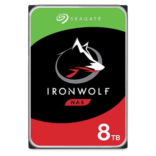 8GB SEAGATE IRONWOLF 3.5" HDD
