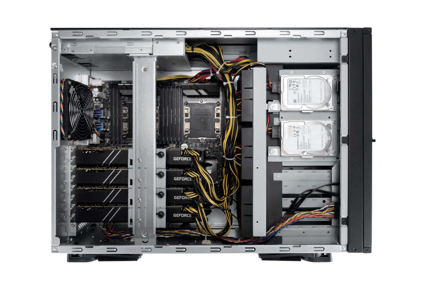 INWIN PLG SERVER CHASSIS/800W RED PSUs/8x 3.5" HOT SWAP Mini SAS Bays