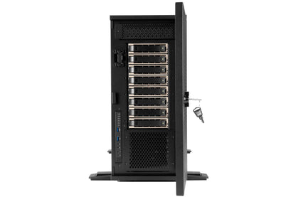 INWIN PLG SERVER CHASSIS/800W RED PSUs/8x 3.5" HOT SWAP Mini SAS Bays