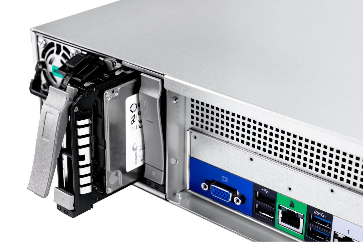 INWIN RM208 2U RACK CHASSIS/500W RED PSUs/8x3.5" HOT SWAP BAYS