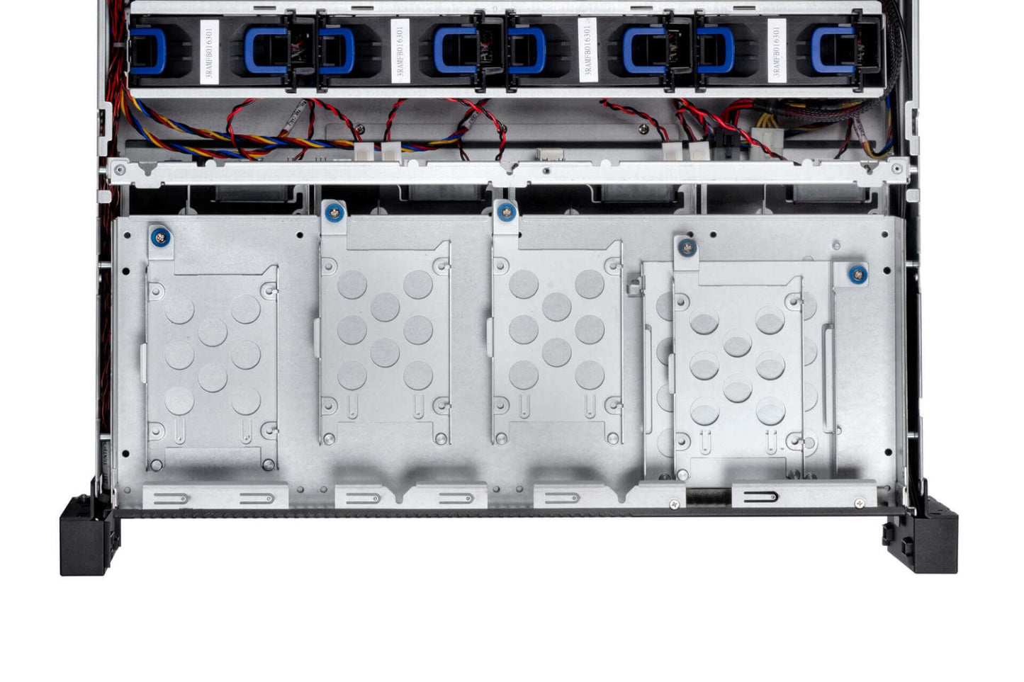 INWIN RM208 2U RACK CHASSIS/500W RED PSUs/8x3.5" HOT SWAP BAYS