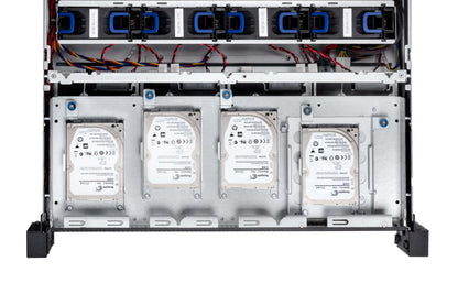 INWIN RM208 2U RACK CHASSIS/500W RED PSUs/8x3.5" HOT SWAP BAYS