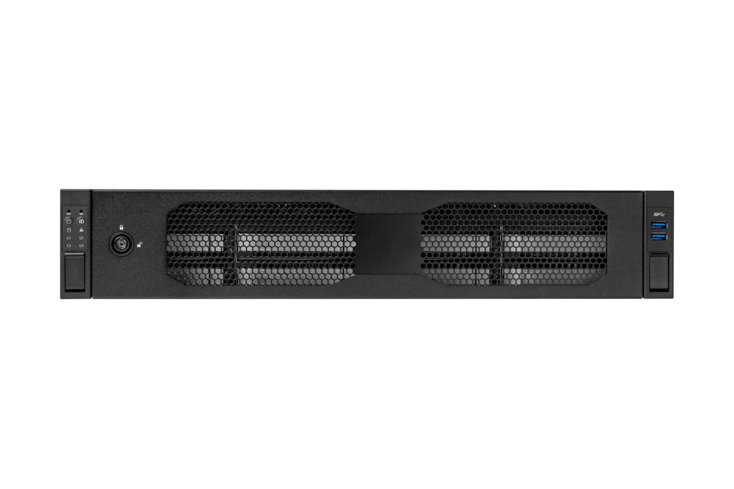 INWIN RM208 2U RACK CHASSIS/500W RED PSUs/8x3.5" HOT SWAP BAYS