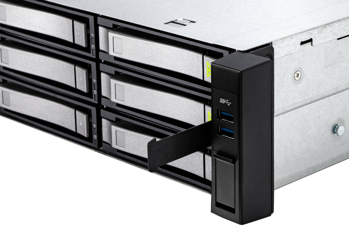 INWIN RS212 2U RACK SERVER CHASSIS/2x1200W RED PSUs/12x3.5" HOT SWAP MINI SAS HD