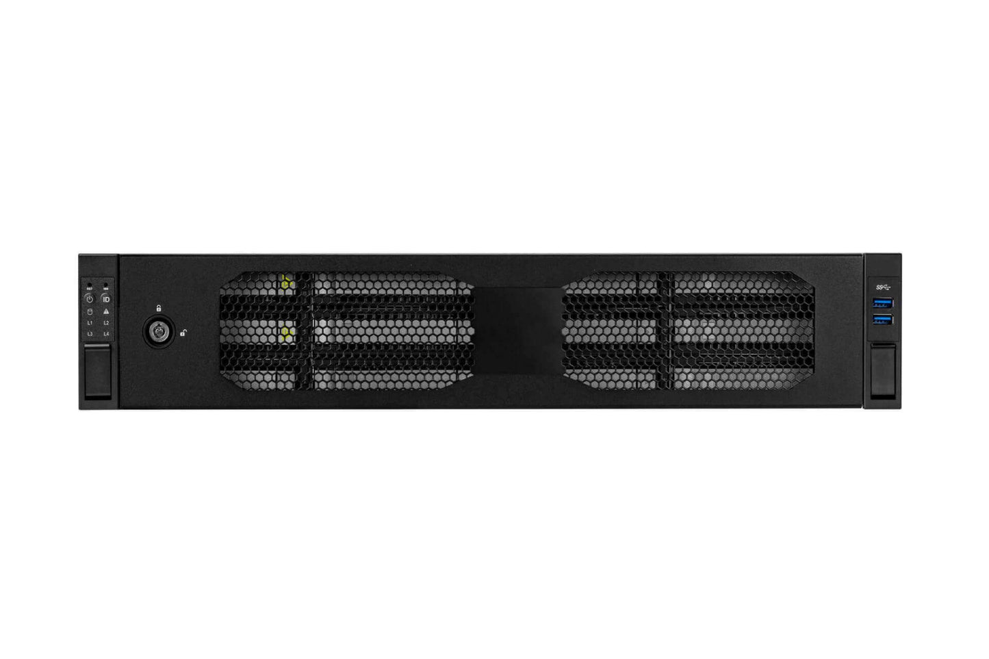 INWIN RS212 2U RACK SERVER CHASSIS/2x1200W RED PSUs/12x3.5" HOT SWAP MINI SAS HD