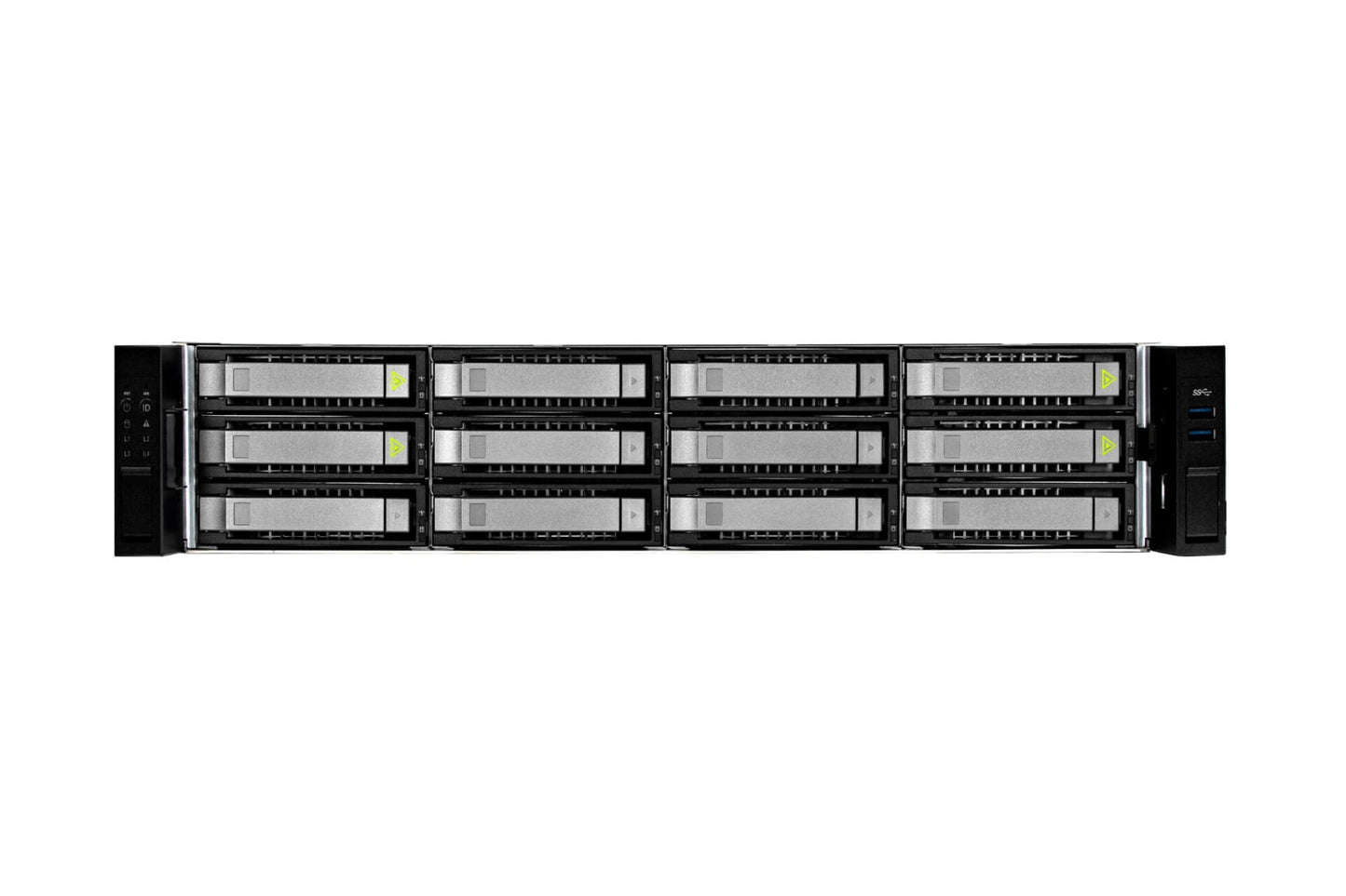 INWIN RS212 2U RACK SERVER CHASSIS/2x1200W RED PSUs/12x3.5" HOT SWAP MINI SAS HD
