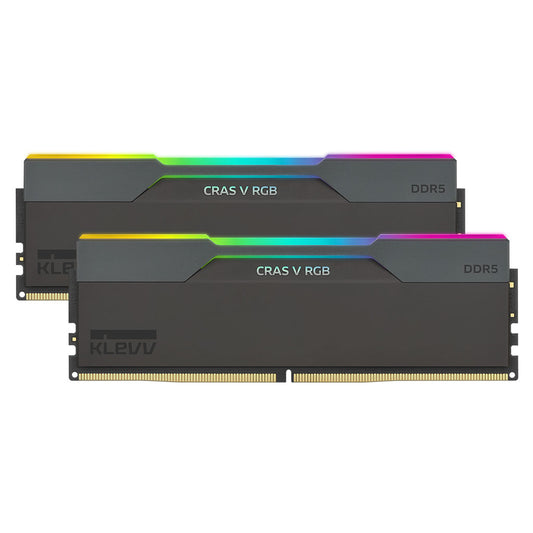 32GB KIT (6000MHz) KLEVV CRAS V GAMING MEMORY BLACK/RGB