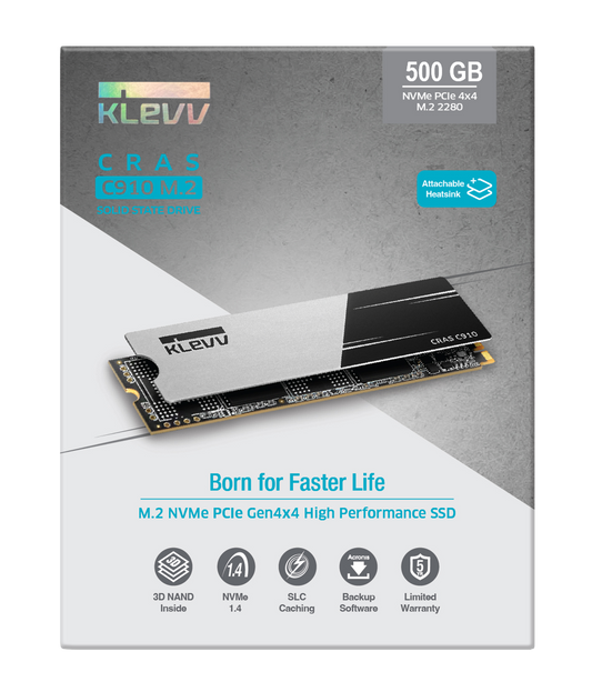 500GB KLEVV CRAS C910 M.2 SSD