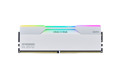 64GB KIT (6000MHz) KLEVV CRAS V GAMING MEMORY WHITE/RGB