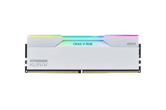 32GB KIT (6000MHz) KLEVV CRAS V GAMING MEMORY WHITE/RGB