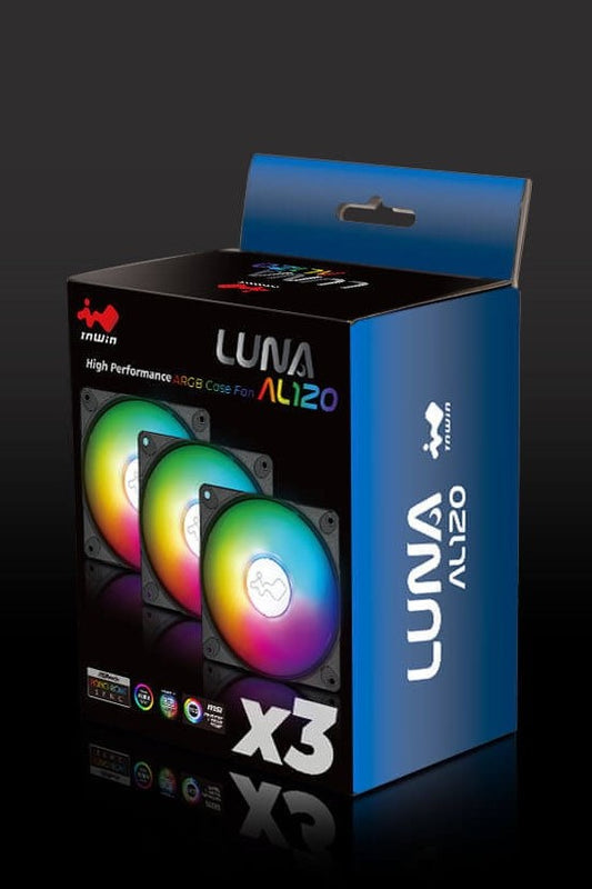 INWIN LUNA AL120 ARGB FAN (3 PACK+ CONTROLLER)