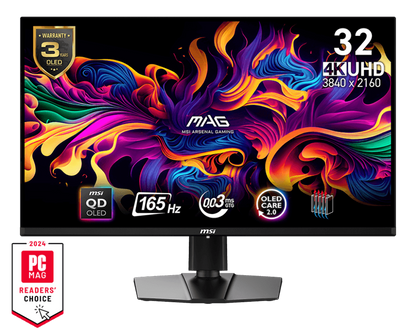 32" MSI MAG 321UP QD-OLED (4K UHD) GAMING MONITOR