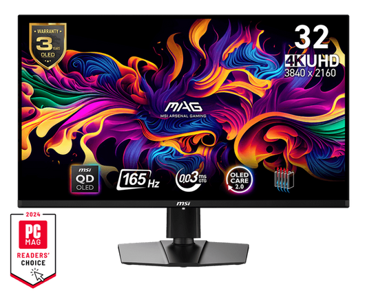 32" MSI MAG 321UP QD-OLED (4K UHD) GAMING MONITOR