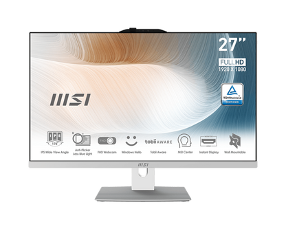 27" MSI Modern AIO (Model AM272P 12M-1050AU)