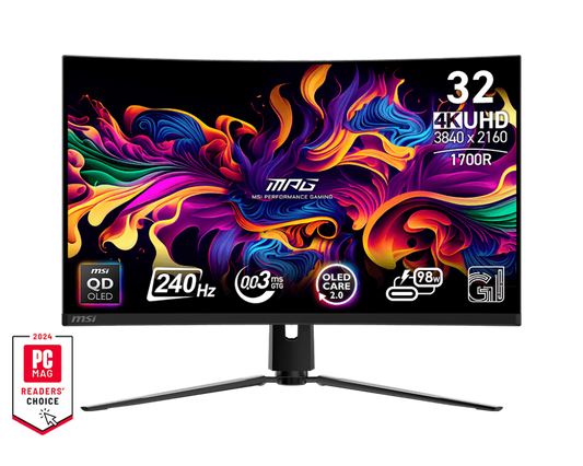 32" MSI MPG 321CURX QD-OLED (4K UHD) GAMING MONITOR