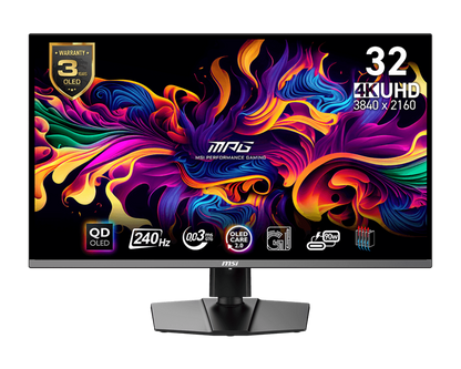 32" MSI MPG 321URX QD-OLED (4K UHD) GAMING MONITOR