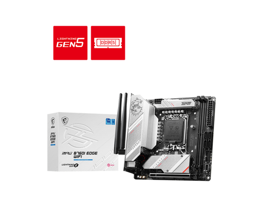 MSI MPG B760I EDGE WIFI MINI ITX MOTHERBOARD
