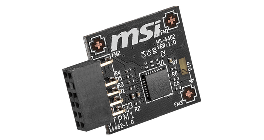 MSI TPM 2.0  SPI - MS-4462 MODULE. B550/A520/Intel 400/500/600/700/800 Series.