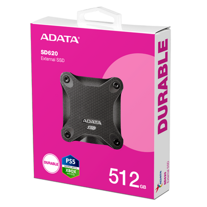512GB ADATA SD620 PORTABLE SSD BLACK