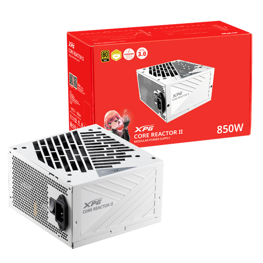 850W ADATA XPG CORE REACTOR II WHITE POWER SUPPLY