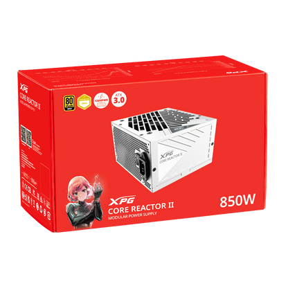 850W ADATA XPG CORE REACTOR II WHITE POWER SUPPLY