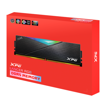 32GB KIT (7200MHz) ADATA XPG LANCER GAMING MEMORY BLACK/RGB