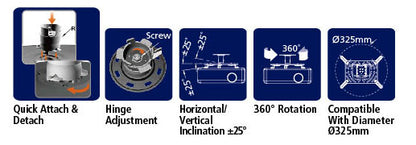 AVARAA PR320 PROJECTOR HANGER/MOUNT