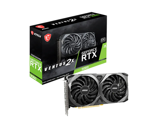 12GB MSI RTX 3060 VENTUS 2X 12G OC GPU