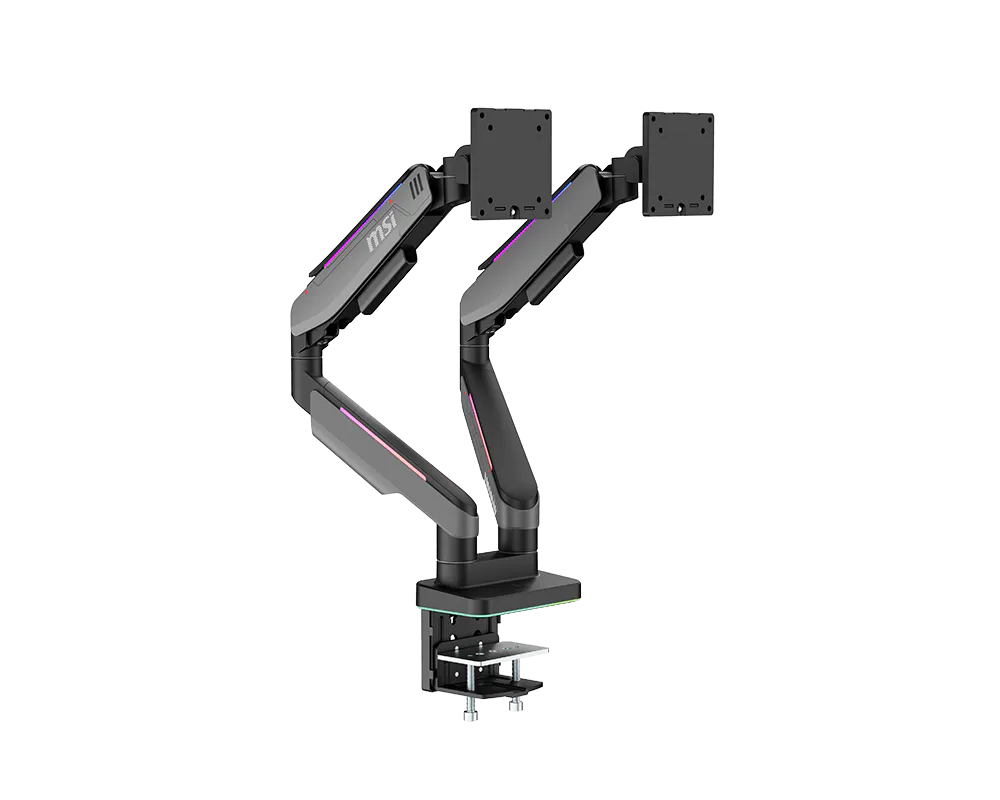 MSI MPG MT201DRG CLAMP/GROMMET MOUNT DUAL MONITOR STAND