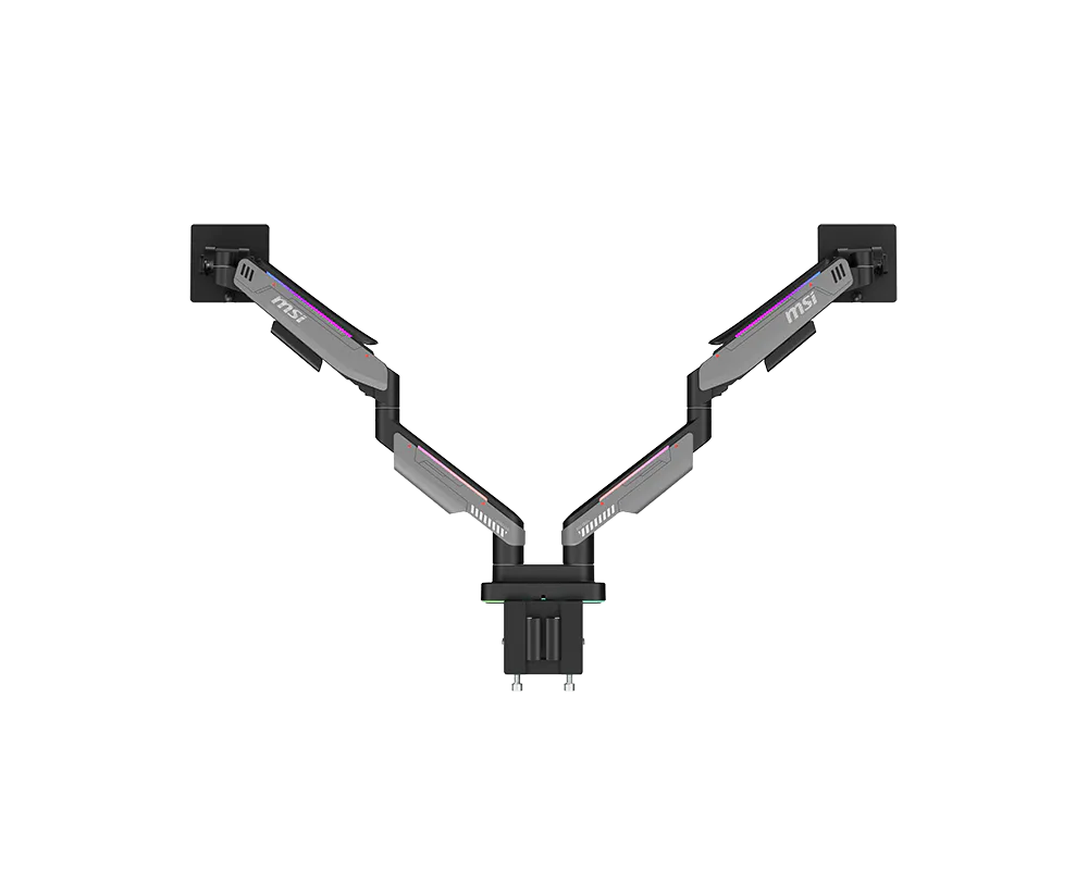 MSI MPG MT201DRG CLAMP/GROMMET MOUNT DUAL MONITOR STAND