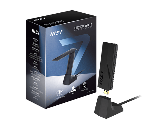 MSI BE6500 WiFi 7 USB Adapter
