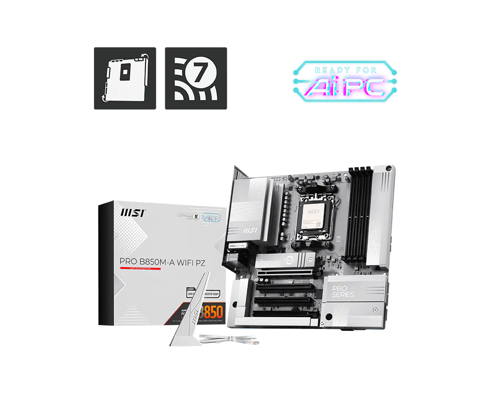 MSI PRO B850M-A WIFI PZ MOTHERBOARD