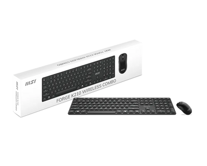 MSI FORGE K210 WIRELESS KEYBOARD & MOUSE COMBO PACK