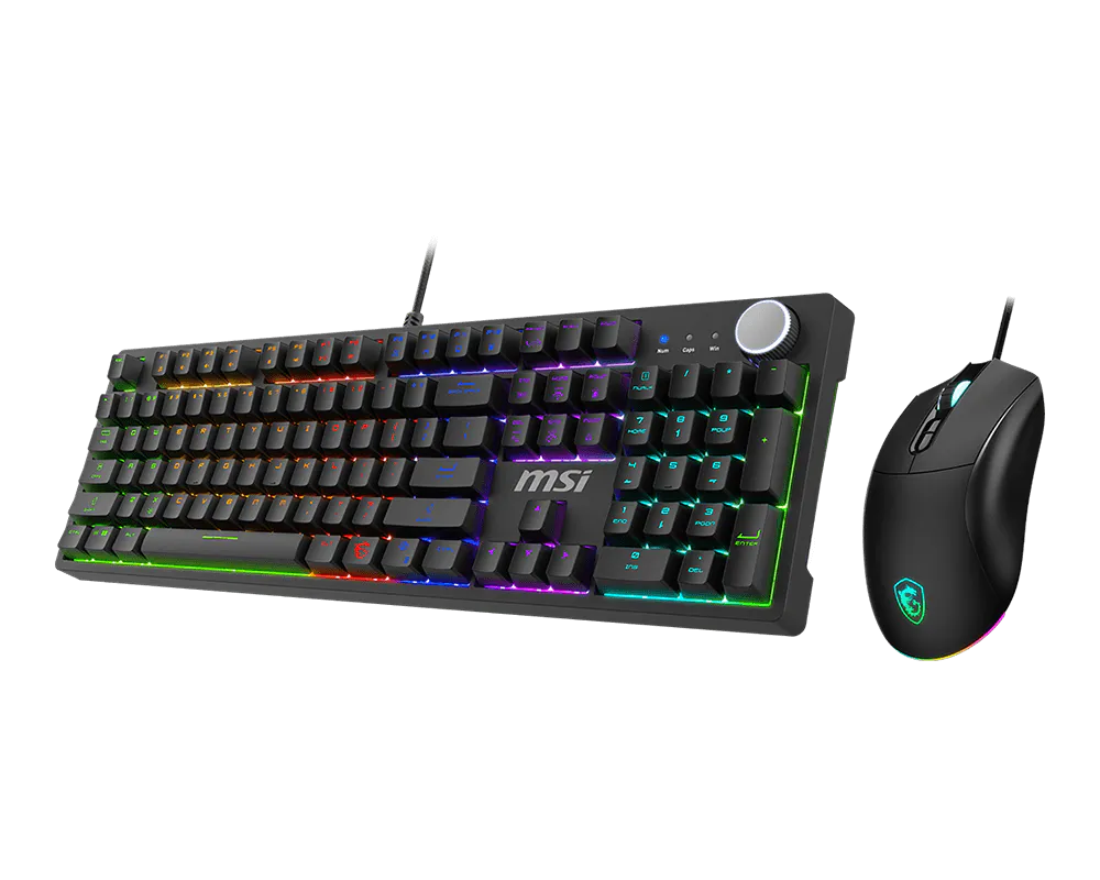 MSI FORGE GK320 GAMING KEYBOARD AND MOUSE COMBO PACK