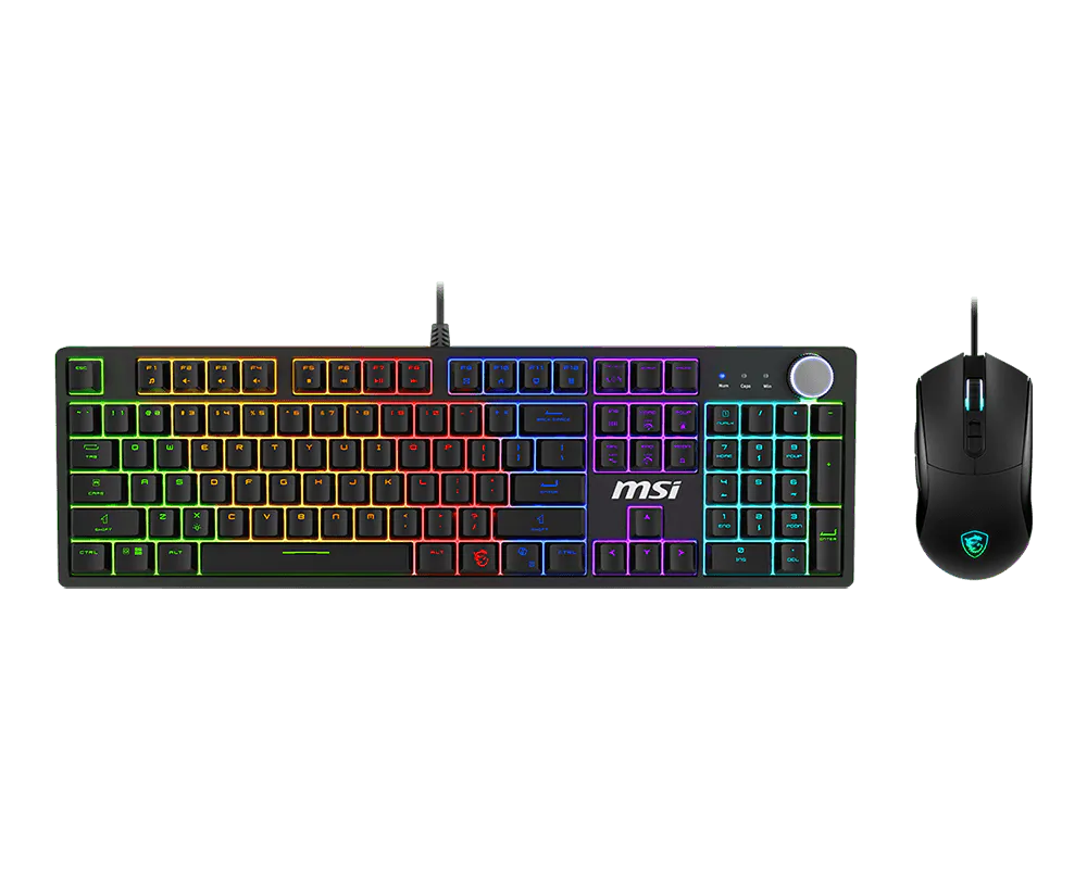 MSI FORGE GK320 GAMING KEYBOARD AND MOUSE COMBO PACK