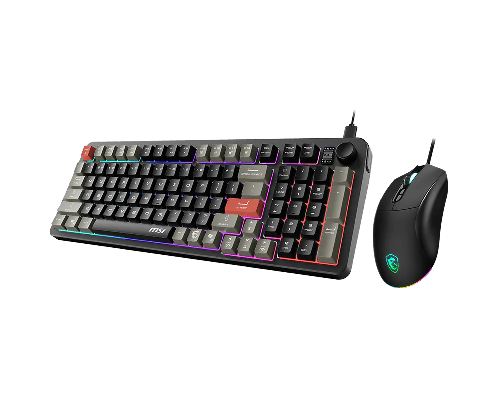 MSI FORGE GK110 GAMING KEYBOARD & MOUSE COMBO PACK