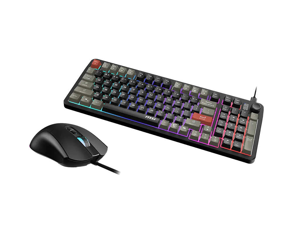 MSI FORGE GK110 GAMING KEYBOARD & MOUSE COMBO PACK