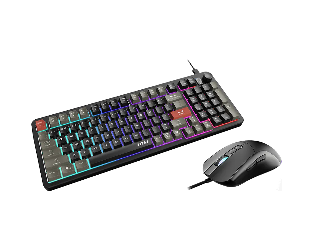 MSI FORGE GK110 GAMING KEYBOARD & MOUSE COMBO PACK