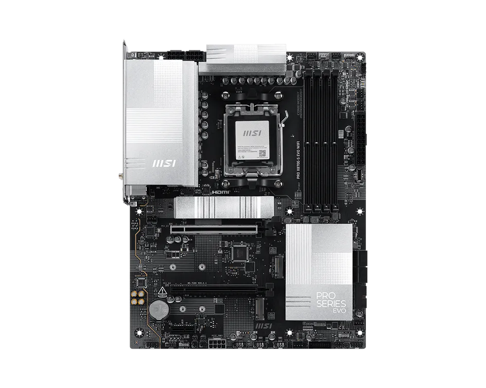 MSI PRO X870E-S EVO WIFI MOTHERBOARD