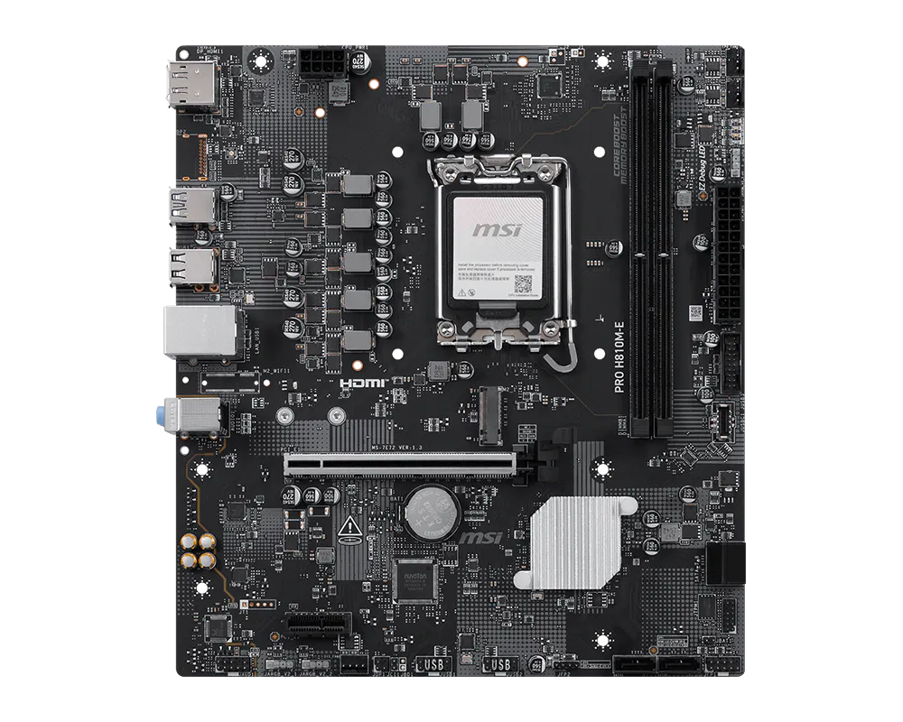 MSI PRO H810M-E MOTHERBOARD