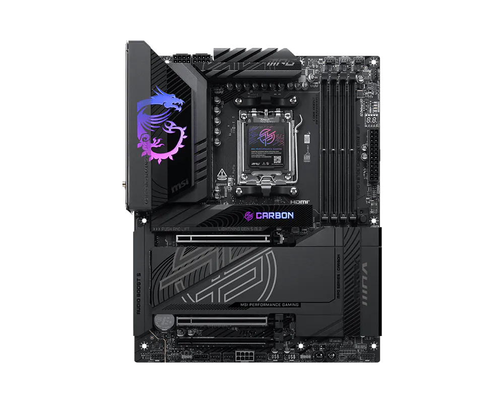 MSI MPG X870E CARBON MAX WIFI MOTHERBOARD
