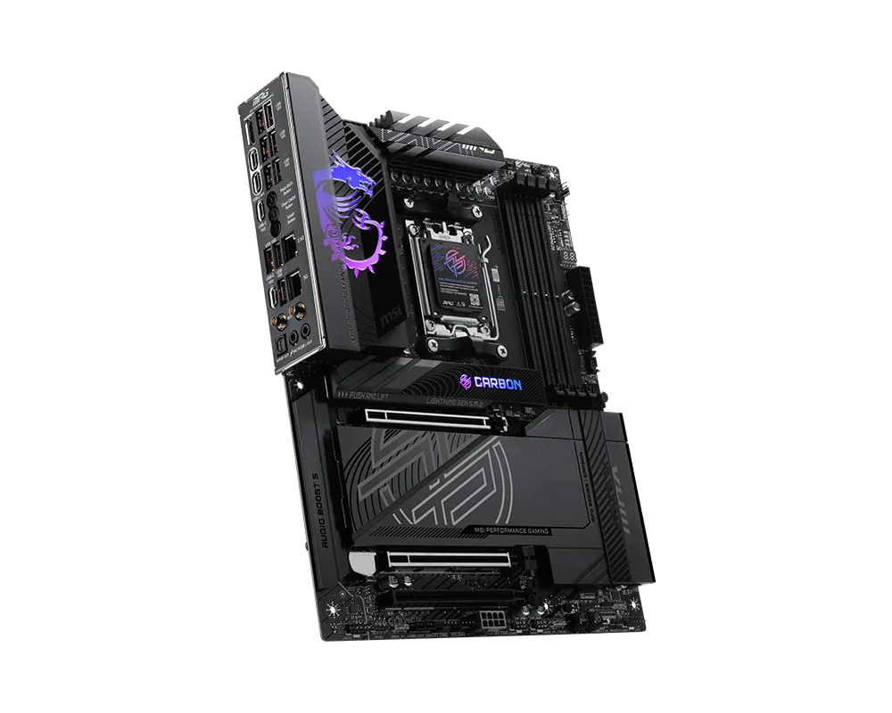 MSI MPG X870E CARBON MAX WIFI MOTHERBOARD