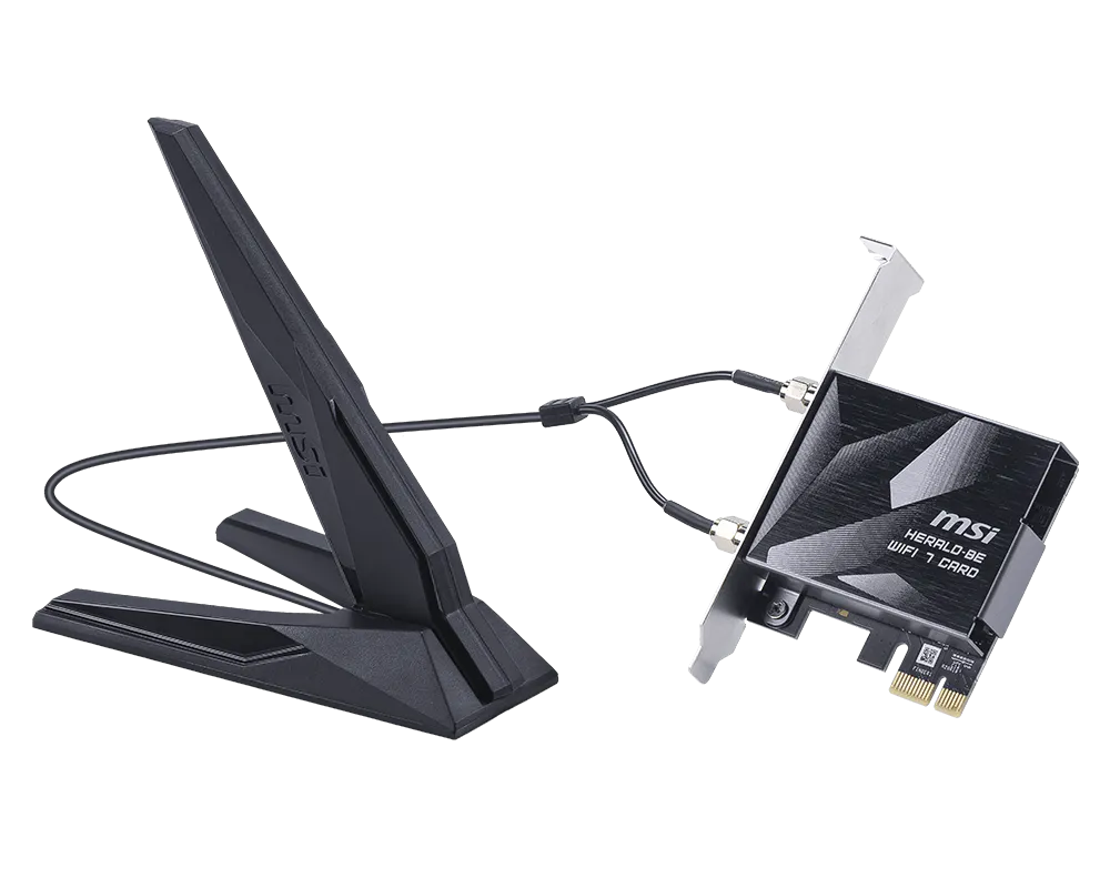 MSI HERALD BE9400 WiFi 7 PCI-E CARD
