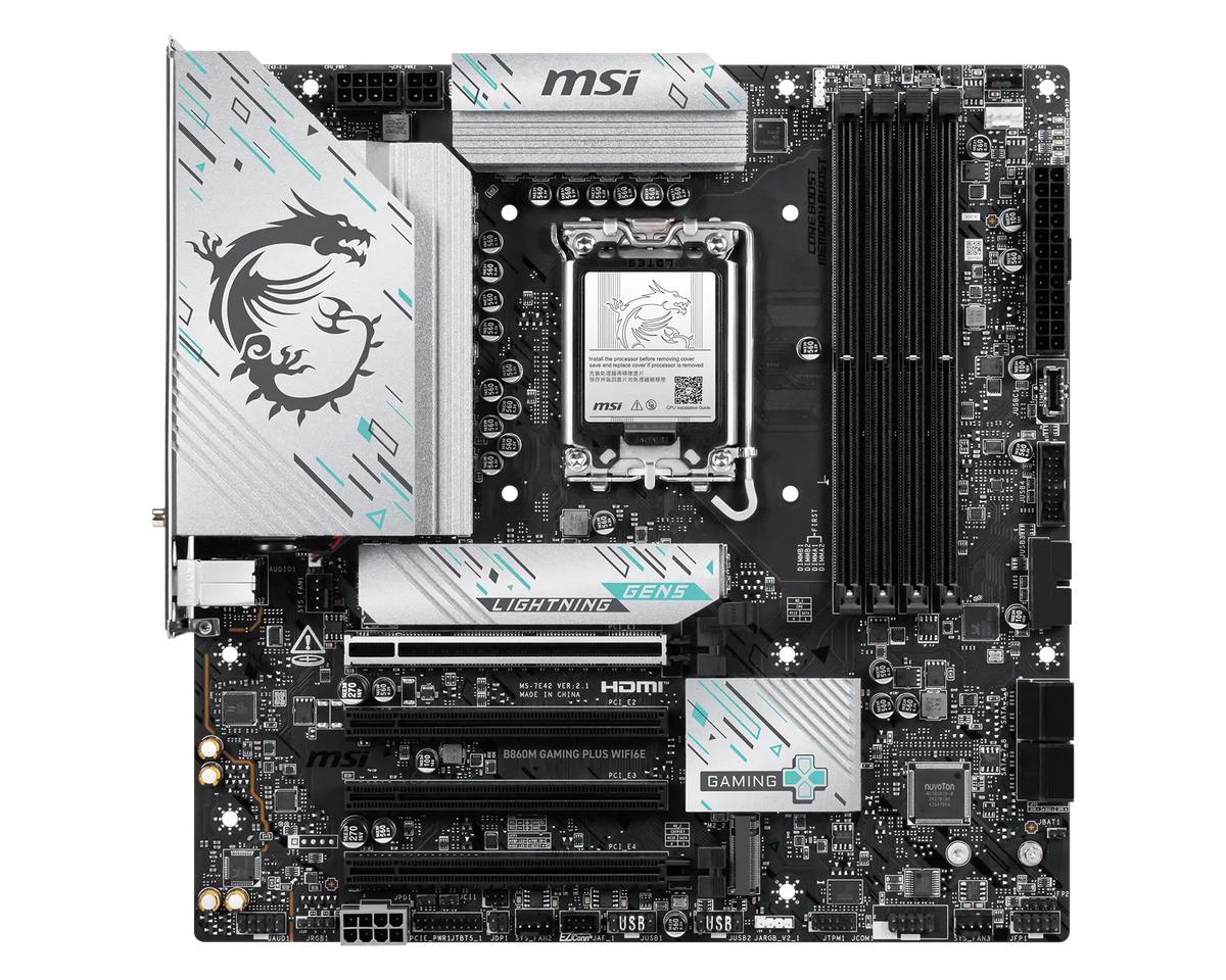 MSI PRO B860M GAMING PLUS WIFI6E MOTHERBOARD