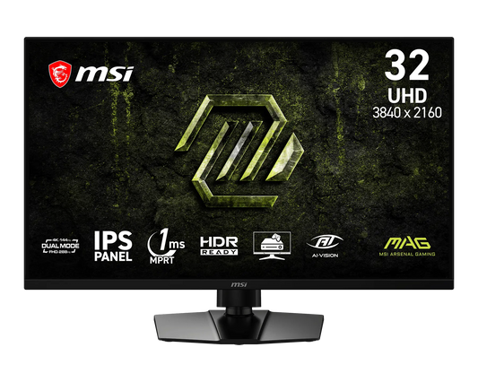 32" MSI MAG 321UPD E14 (4K DUAL MODE) GAMING MONITOR